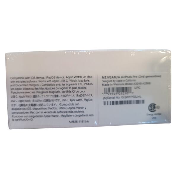 Apple Air Pods Pro 2nd Generation New In Box and Sealed - Picture 2 of 4